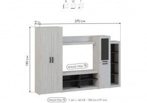 Стенка для гостиной Огюст в Набережных Челнах - naberezhnye-chelny.ok-mebel.com | фото 4