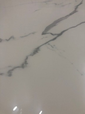 Стол CORNER 120 GLOSS STATUARIO WHITE SOLID CERAMIC / BLACK, ®DISAUR в Набережных Челнах - naberezhnye-chelny.ok-mebel.com | фото 2
