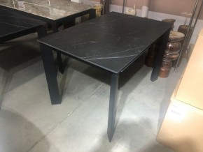 Стол CORNER 120 MATT BLACK MARBLE SOLID CERAMIC / BLACK, ®DISAUR в Набережных Челнах - naberezhnye-chelny.ok-mebel.com | фото 2