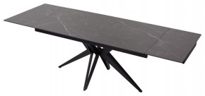 Стол FORIO 160 MATT BLACK MARBLE SOLID CERAMIC / BLACK, ®DISAUR в Набережных Челнах - naberezhnye-chelny.ok-mebel.com | фото 5