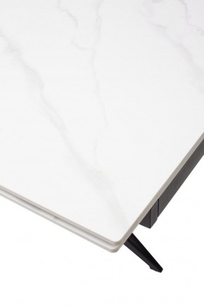 Стол FORIO 160 MATT WHITE MARBLE SOLID CERAMIC / BLACK, ®DISAUR в Набережных Челнах - naberezhnye-chelny.ok-mebel.com | фото 9