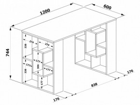 Стол письменный СПм-15 в Набережных Челнах - naberezhnye-chelny.ok-mebel.com | фото 3