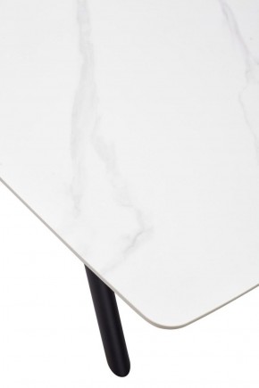 Стол RIVOLI 140 MATT WHITE MARBLE SOLID CERAMIC / BLACK, ®DISAUR в Набережных Челнах - naberezhnye-chelny.ok-mebel.com | фото 9