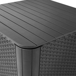 Стол-сундук Luzon Plus Flat Wicker Graphite 115 L (Графит) в Набережных Челнах - naberezhnye-chelny.ok-mebel.com | фото 3