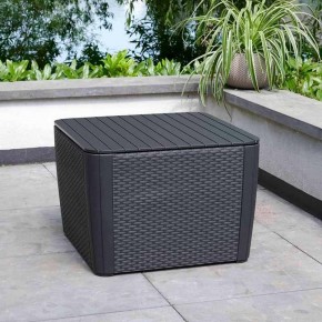 Стол-сундук Luzon Plus Flat Wicker Graphite 115 L (Графит) в Набережных Челнах - naberezhnye-chelny.ok-mebel.com | фото 4