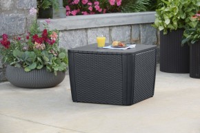 Стол-сундук Лузон Плюс (Luzon Plus Flat Wicker), графит в Набережных Челнах - naberezhnye-chelny.ok-mebel.com | фото