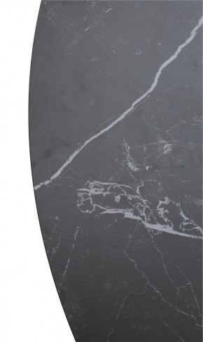 Стол TERNI 120 MATT BLACK MARBLE SOLID CERAMIC Черный мрамор матовый, керамика /Черн.каркас, ®DISAUR в Набережных Челнах - naberezhnye-chelny.ok-mebel.com | фото 9