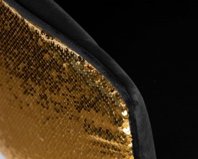 Стул барный DOBRIN DARCY GOLD SHINY, черный велюр с золотыми пайетками в Набережных Челнах - naberezhnye-chelny.ok-mebel.com | фото 8