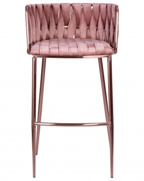 Стул барный DOBRIN EMMA ROSE GOLD, розовый велюр (VF-10) в Набережных Челнах - naberezhnye-chelny.ok-mebel.com | фото 6