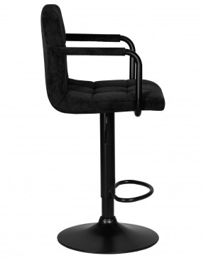 Стул барный DOBRIN KRUGER ARM BLACK, черный вельвет (LAR-E2041-52) в Набережных Челнах - naberezhnye-chelny.ok-mebel.com | фото 3