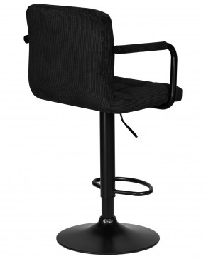 Стул барный DOBRIN KRUGER ARM BLACK, черный вельвет (LAR-E2041-52) в Набережных Челнах - naberezhnye-chelny.ok-mebel.com | фото 4