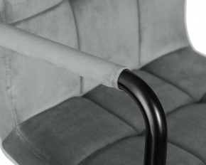 Стул барный DOBRIN KRUGER ARM BLACK, серый велюр (MJ9-75) в Набережных Челнах - naberezhnye-chelny.ok-mebel.com | фото 7