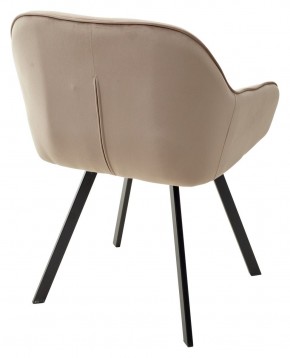 Стул GALE 360 град. поворот. BLUVEL-40 BEIGE, велюр/ черный каркас, М-City в Набережных Челнах - naberezhnye-chelny.ok-mebel.com | фото 4