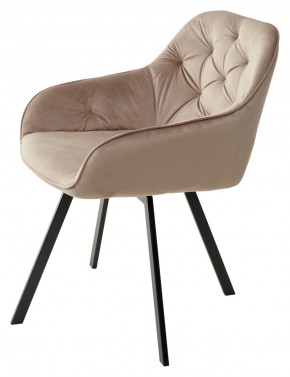 Стул GALE 360 град. поворот. BLUVEL-40 BEIGE, велюр/ черный каркас, М-City в Набережных Челнах - naberezhnye-chelny.ok-mebel.com | фото 5