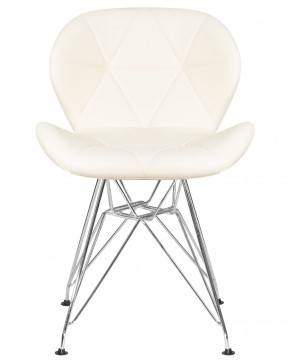 Стул обеденный DOBRIN BUTTERFLY CHROME, ножки хром, цвет кремовый в Набережных Челнах - naberezhnye-chelny.ok-mebel.com | фото 6