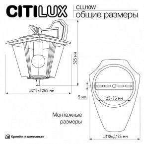 Светильник на штанге Citilux FORTS CLU10W в Набережных Челнах - naberezhnye-chelny.ok-mebel.com | фото 9