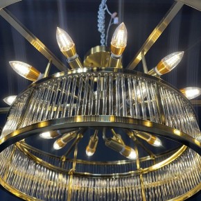 Светильник на штанге Imperiumloft RH Marais Round Chandelier 40,2668 в Набережных Челнах - naberezhnye-chelny.ok-mebel.com | фото 5