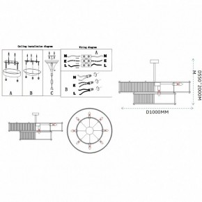 Светильник на штанге Imperiumloft RH Marais Round Chandelier 40,2668 в Набережных Челнах - naberezhnye-chelny.ok-mebel.com | фото 11