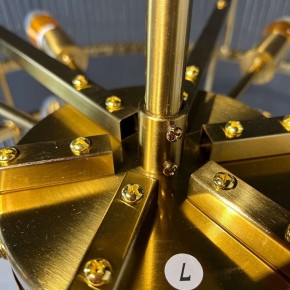 Светильник на штанге Imperiumloft RH Marais Round Chandelier 40,2668 в Набережных Челнах - naberezhnye-chelny.ok-mebel.com | фото 5