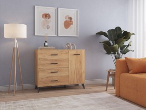 СВЕТЛАНА LOFT Комод-тумба  (дуб золотой) в Набережных Челнах - naberezhnye-chelny.ok-mebel.com | фото 3