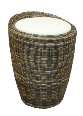 Табурет с местом для хранения LM-1100Rattan, кремовый в Набережных Челнах - naberezhnye-chelny.ok-mebel.com | фото