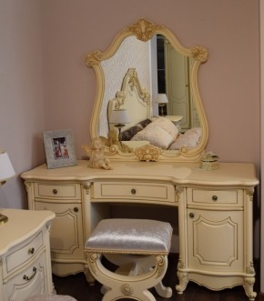 Туалетный стол + Зеркало Мона Лиза (крем) в Набережных Челнах - naberezhnye-chelny.ok-mebel.com | фото 6