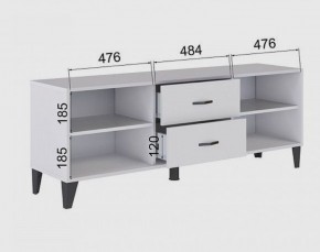 Тумба под ТВ ТВМ-6 (белый) в Набережных Челнах - naberezhnye-chelny.ok-mebel.com | фото 2