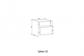 УРБАН- 32 Тумба в Набережных Челнах - naberezhnye-chelny.ok-mebel.com | фото 2