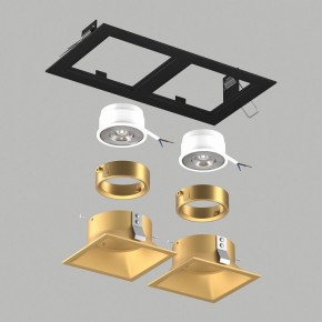 Встраиваемый светильник Lightstar Domino D5270303GMOD в Набережных Челнах - naberezhnye-chelny.ok-mebel.com | фото 3