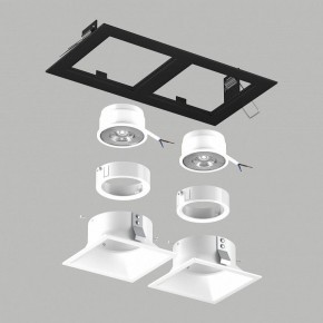 Встраиваемый светильник Lightstar Domino D5270606WMOD в Набережных Челнах - naberezhnye-chelny.ok-mebel.com | фото 3