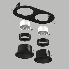 Встраиваемый светильник Lightstar Domino D6570707BMOD в Набережных Челнах - naberezhnye-chelny.ok-mebel.com | фото 3