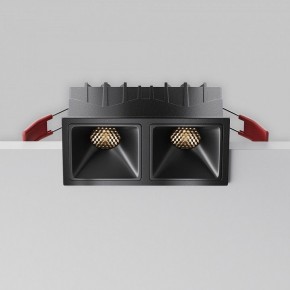 Встраиваемый светильник Maytoni Alfa LED DL043-02-10W3K-SQ-B-1 в Набережных Челнах - naberezhnye-chelny.ok-mebel.com | фото 2