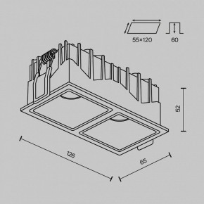 Встраиваемый светильник Maytoni Alfa LED DL043-02-10W4K-SQ-B-1 в Набережных Челнах - naberezhnye-chelny.ok-mebel.com | фото 11