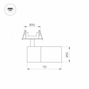 Встраиваемый светильник на штанге Arlight LGD-ARTEMIS-BUILT-FLAP-R55-12W 051796 в Набережных Челнах - naberezhnye-chelny.ok-mebel.com | фото 6