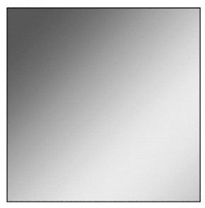 Зеркало Corsica 500х500 black без подсветки Sansa (SB1063Z) в Набережных Челнах - naberezhnye-chelny.ok-mebel.com | фото 1