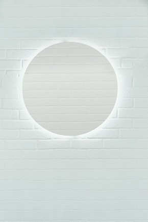 Зеркало Moon 72 white с подсветкой Sansa (SMo1046Z) в Набережных Челнах - naberezhnye-chelny.ok-mebel.com | фото 3