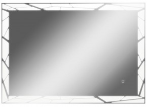 Зеркало Сеул 1000х700 с подсветкой Домино (GL7029Z) в Набережных Челнах - naberezhnye-chelny.ok-mebel.com | фото 1